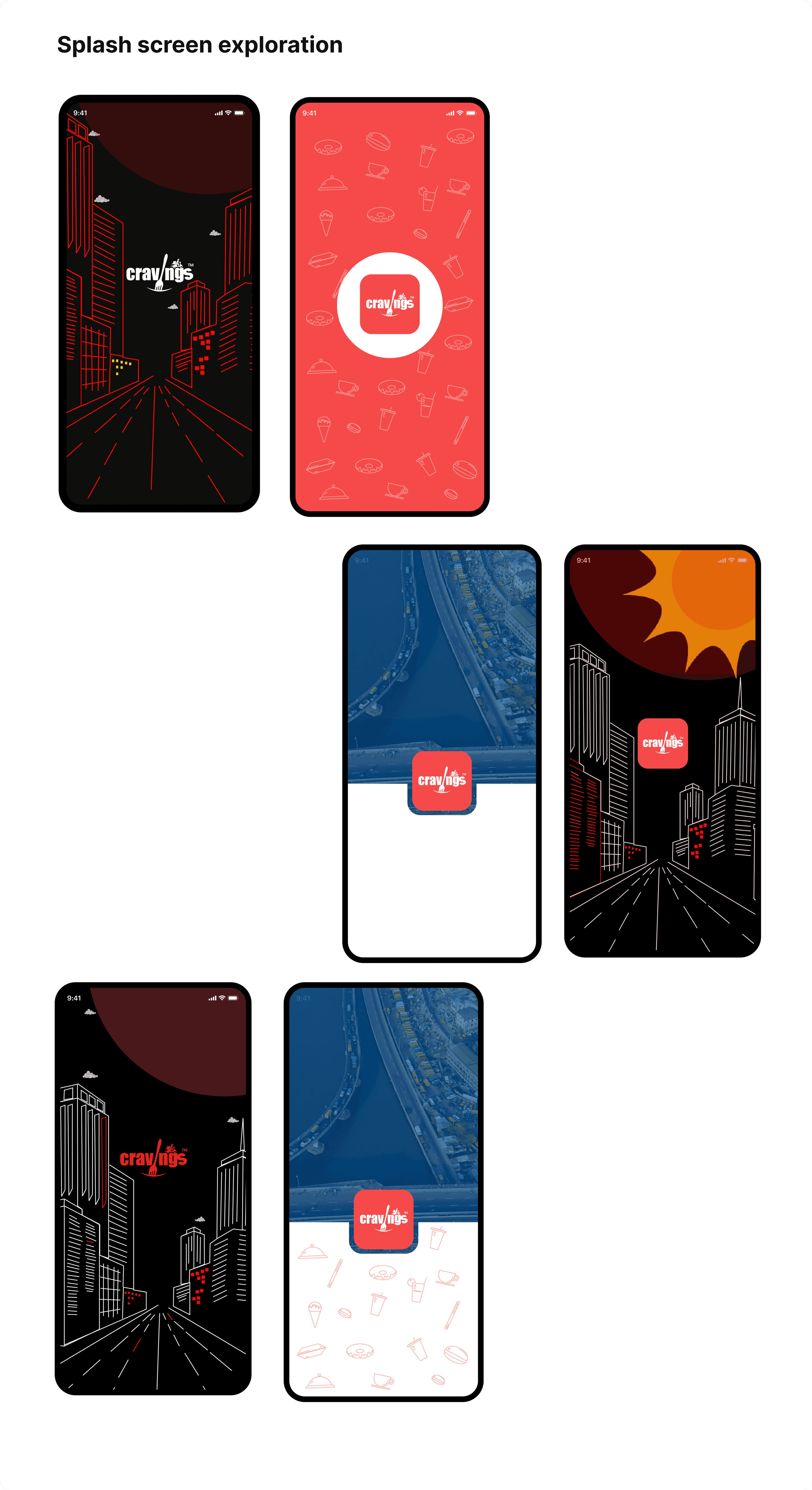 Branding section showing typography, color palette, and design principles