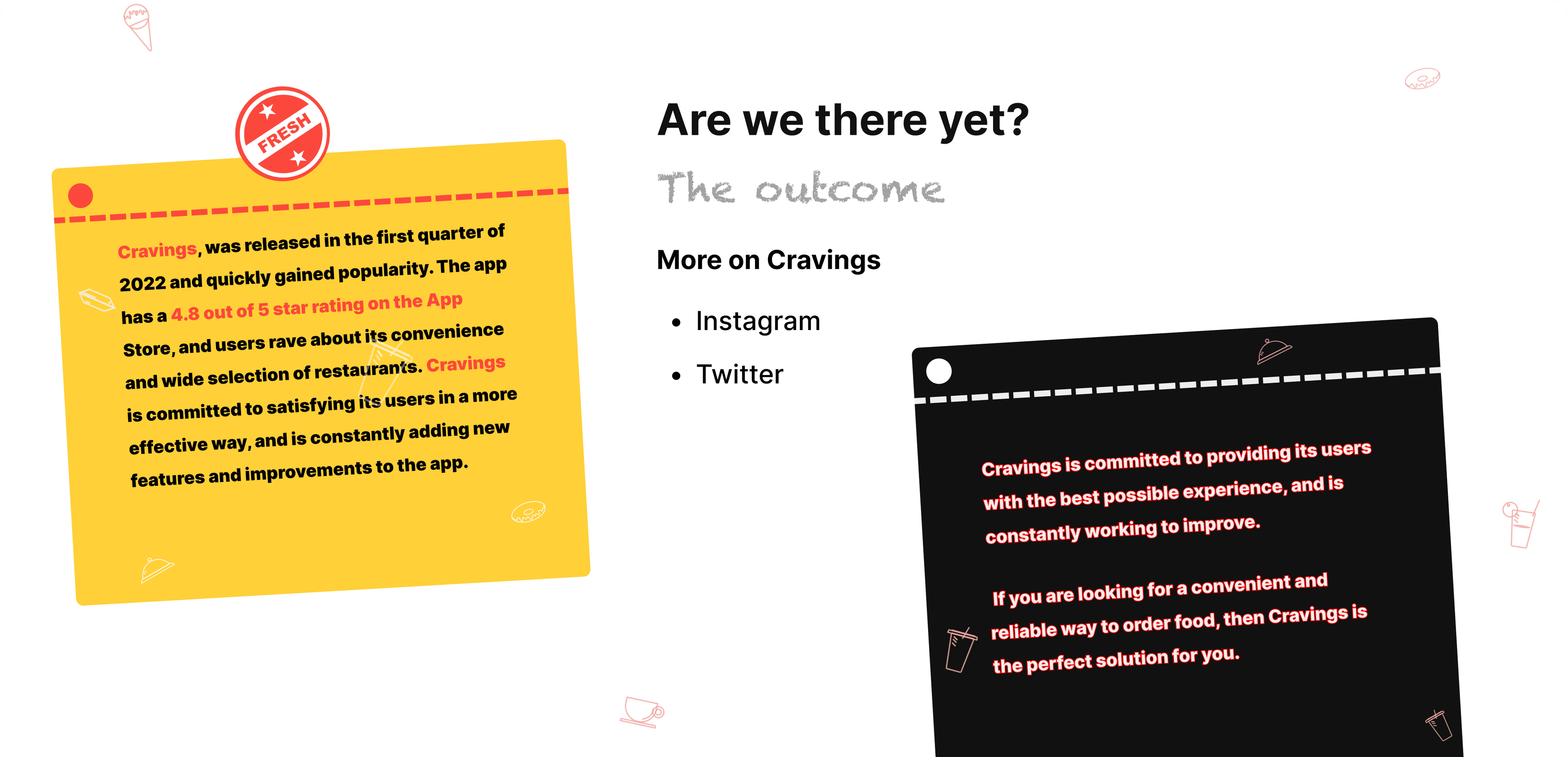 Cravings landing page