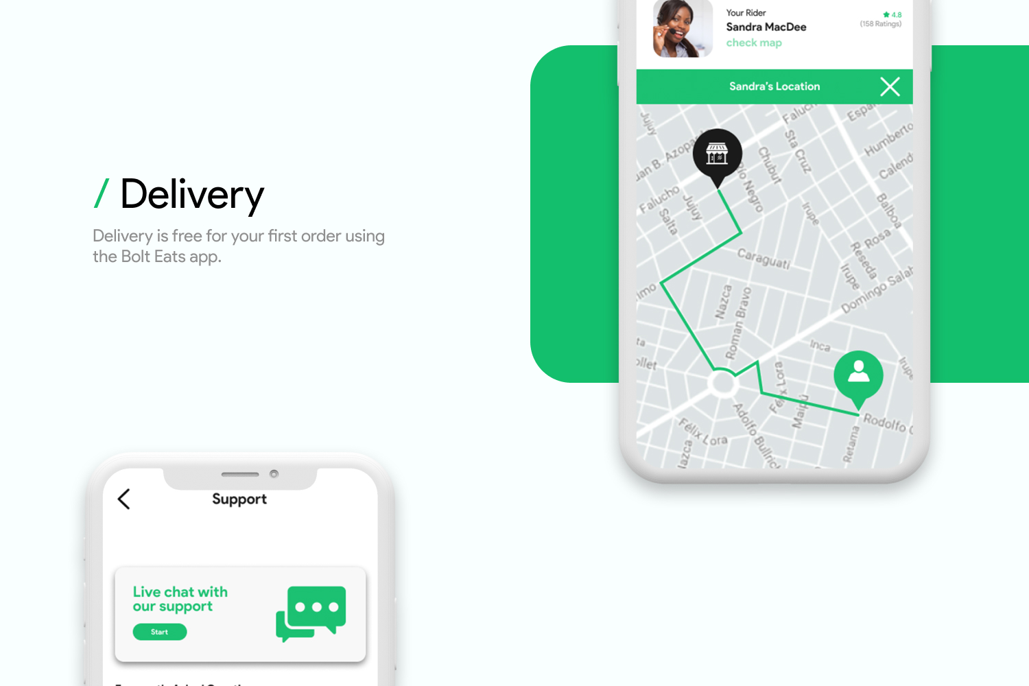 Afro Eats live delivery tracking