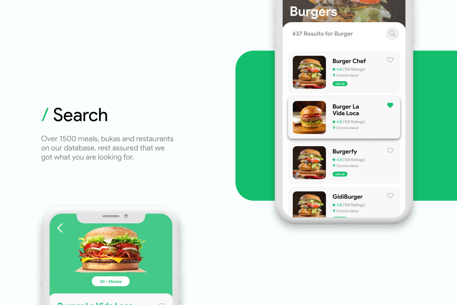 Afro Eats search and listings