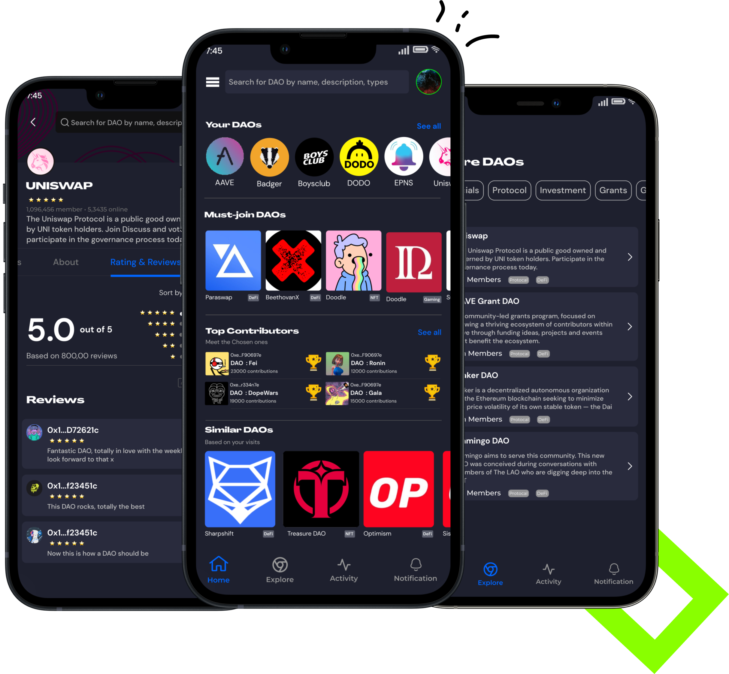 InDAO Mobile App