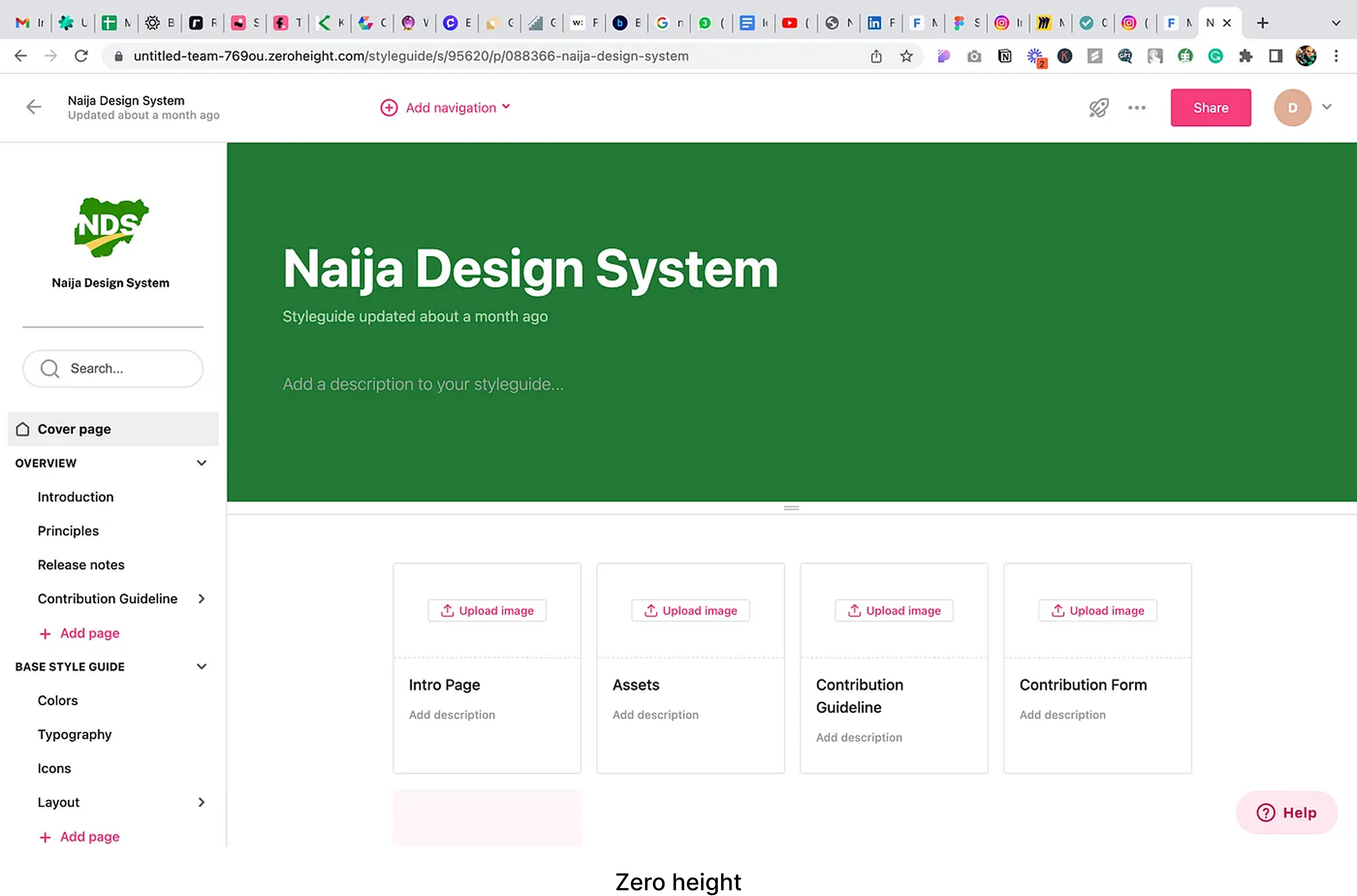 Nigeria Design System documentation